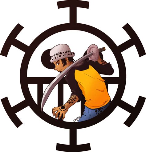 Trafalgar Law Logo Png Clipart Large Size Png Image Pikpng Images And