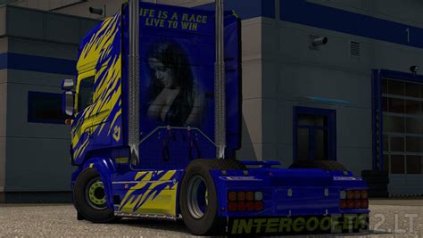 Scania Vabis Blue Yellow Skin For Scania Rjl Ets Mods My Xxx Hot Girl
