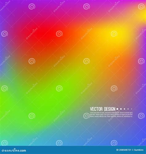 Vector Abstract Rainbow Background Stock Vector Illustration Of