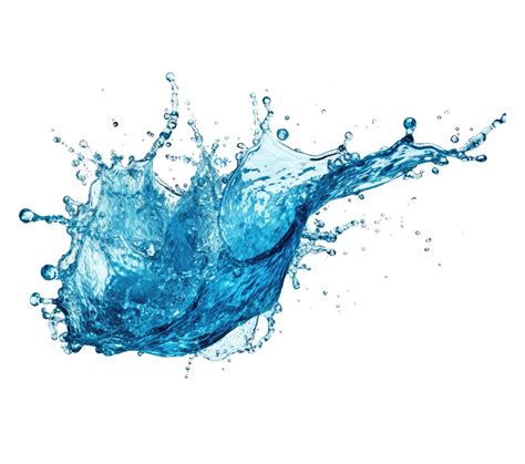 Blue Water Splash 24760637 Png