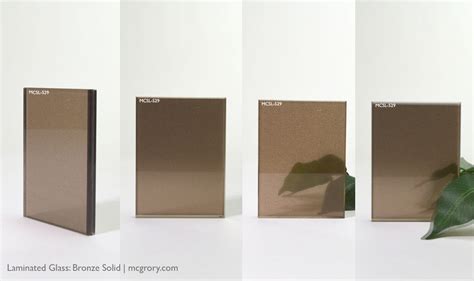Bronze Solid Glass Sample