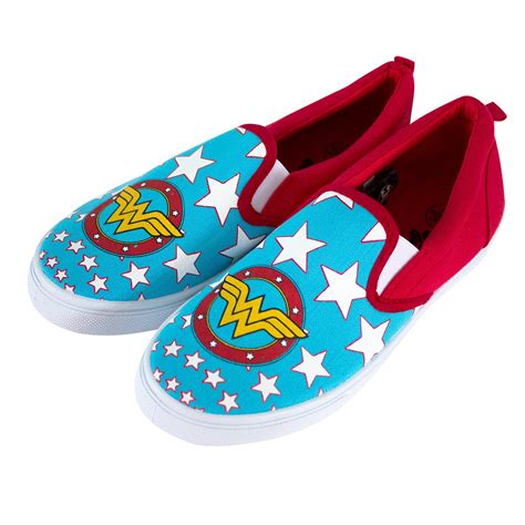Wonder Woman Starry Slip On Shoes