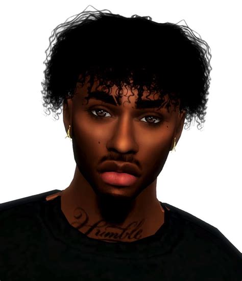 Xxblacksims Shayla Hair Male ShayLa Hair Cc Finds Sims Afro Hair Male Sims Curly