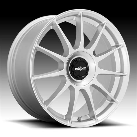 Rotiform Dtm R170 Gloss Silver Custom Wheels Rims Dtm R170