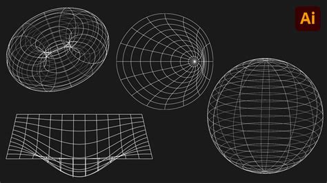 How To Make 3d Wireframe Graphics In Adobe Illustrator Infographie