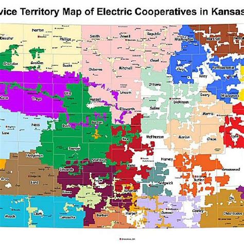 Figure R10 Service Territory Map Of Electric Cooperatives In Nebraska