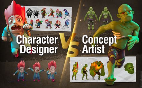 Character Designer Vs Concept Artist Retrostyle Games