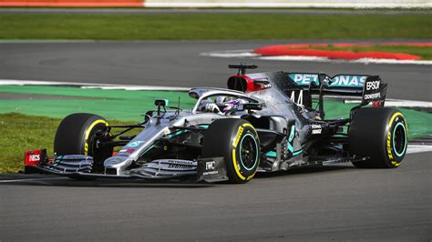 Lewis Hamilton Debuts New Purple Helmet Design At Mercedes W11