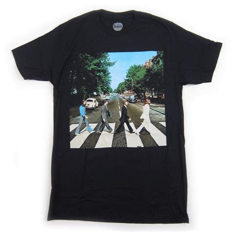 The Beatles Abbey Road Shirt Black Abbey Road Shirt Black Shirt
