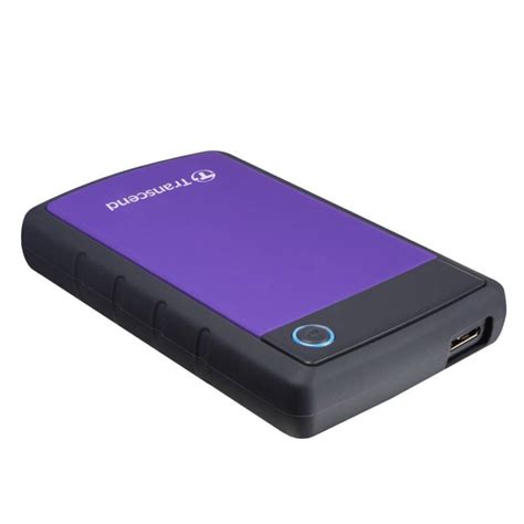 Buy Transcend H P Tb External Hard Disk Drive Purple Black Online In India At Lowest
