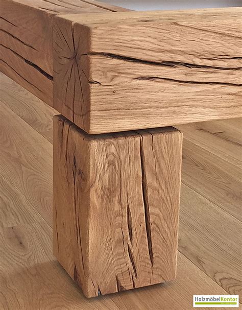 Bett alte holzbalken altholz balkenbett balken massiv. Bett Aus Holzbalken