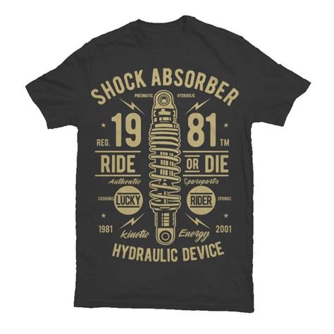Shock Absorber Vector T Shirt Design Buy T Shirt Designs Tshirt