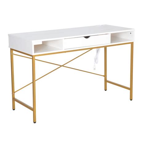 Gold Desks White And Gold Desks Youll Love In 2023 Wayfair Canada
