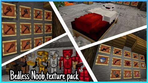 §bedless Noob§ 60k Pvp Texture Pack Showcase For Mcpe Bedrock Mcpegamingpvp Youtube