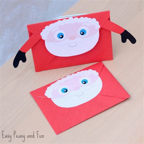 Free santa envelope to make the letter look genuine! Printable Christmas Envelopes - Easy Peasy and Fun