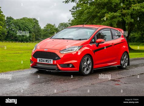 2016 Red Orange Ford Fiesta St 3 Turbo Turbocharged 16 Litre Ecoboost