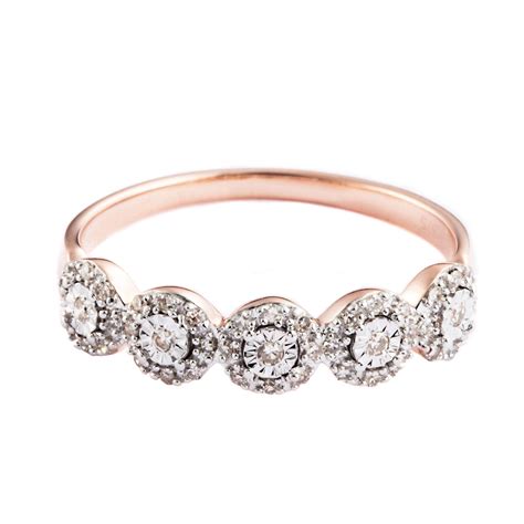 Blingtastic Rose Gold Diamond Ring 25029 Habib Jewels