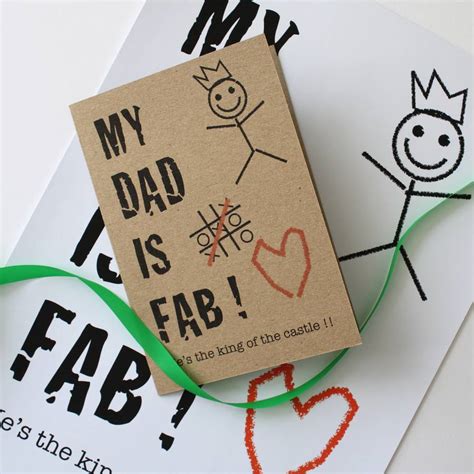 Fab Dad Card By Adam Regester Design