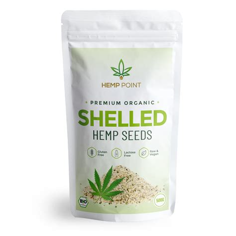 Organic Shelled Hemp Seeds Uk 500g Hemp Point Cbd