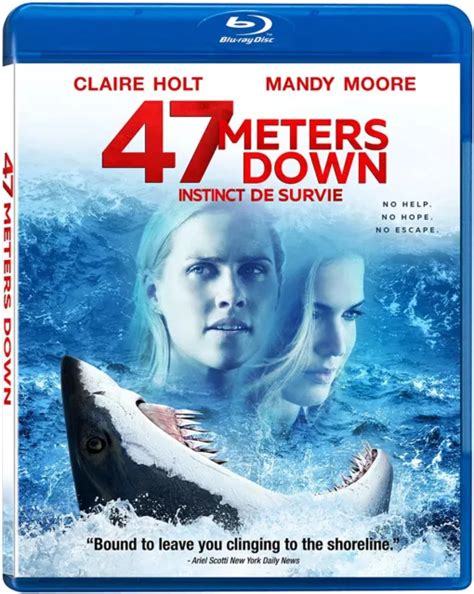 47 Meters Down Blu Ray Claire Holt Mandy Moore 532 Picclick
