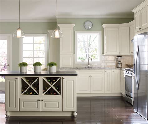 Make yours stand out with a few smart cabinetry upgrades. Off White Painted Kitchen Cabinets - Homecrest