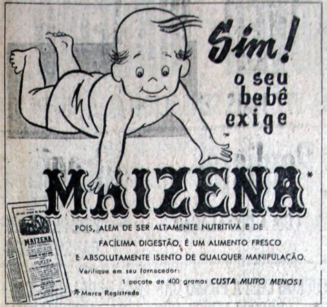 maizena 1957 anúncios antigos jornalismo propagandas antigas