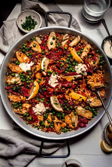 Vegetarian Paella With Artichokes Easy Recipe