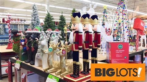 Big Lots Christmas Decorations Trees Ornaments Home Decor Shop With Me