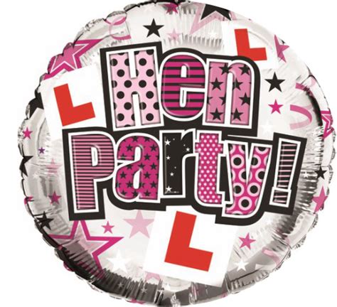 18 Foil Hen Party Balloon The Ultimate Balloon And Party Shop