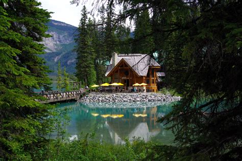 Fondos De Pantalla 2406x1600 Canadá Lago Parque Casa Puentes Emerald