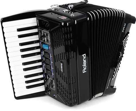 Roland FR 1x Piano Type V Accordion Black Sweetwater