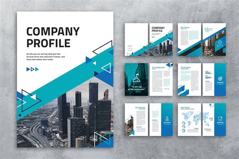 Company Profile Brochure Business Brochure Word Template Etsy