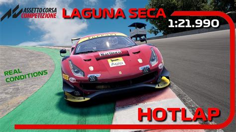ACC Laguna Seca HotLap Setup Ferrari 488 GT3 Evo 1 21 990