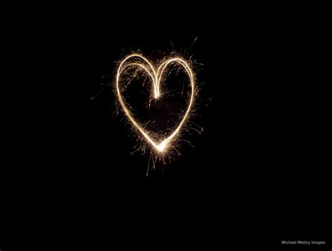 Wallpaper Love Heart Sky Fireworks Sparkler Sparks Romantic
