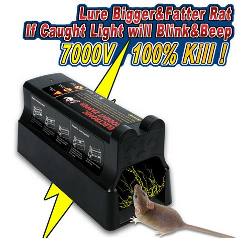Electronic Mouse Trap Mice Rat Killer Pest Victor Control Electric