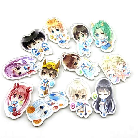 Kawaii Sweet Cartoon Anime Anime Badges Acrylic Badges Backpack Icons
