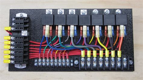 7 Relay Panel W Push Ons Ce Auto Electric Supply