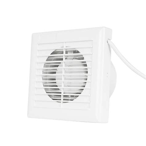 4 Inch Exhaust Fan With Louvers Bathroom Window Wall Mounted 47 Cfm