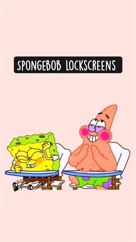 Spongebob Lockscreens Spongebob Fictional Characters Comics