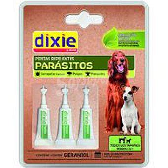 Dixie Pipetas Repelentes Con Geraniol Para Perro Pack 3 Uds
