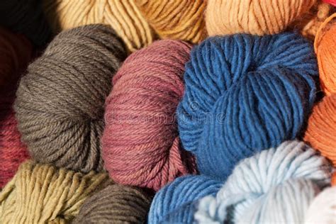 Brightly Colored Wool Stock Image Image Of Colored Handmade 17354355
