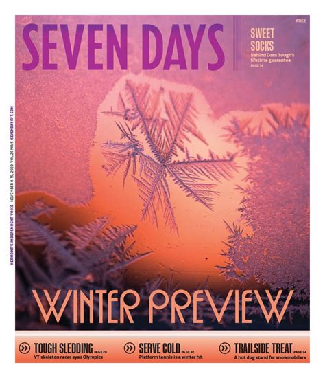 Snow Way Making Fresh Tracks In The Winter Preview Issue The Winter Preview Seven Days