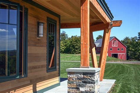 This rail is designed for strength, beauty, easy install, and hides all fasteners. How To Install Cedar Posts On A Cement Porch — Randolph ...