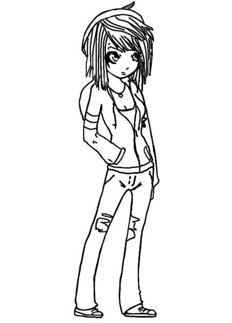 Emo To Print Coloring Page Free Printable Coloring Pages For Kids