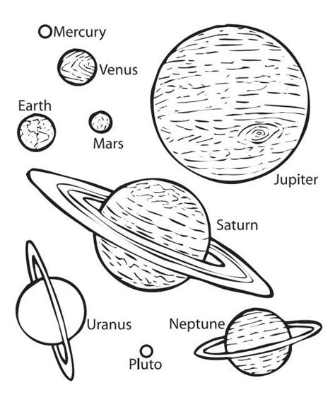 The Solar System Coloring Pages Johannatecross