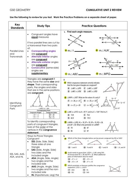 Gina Wilson Unit Geometry Parallel Lines And Transversals Gina Wilson Unit Geometry