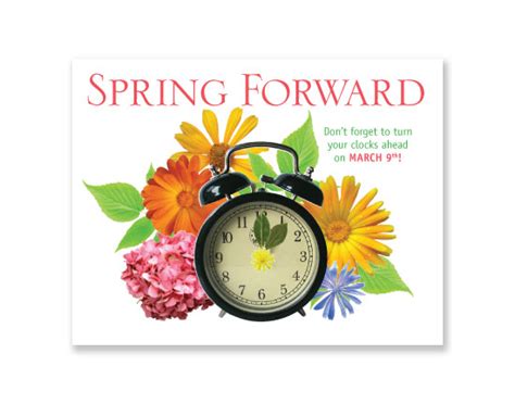 Spring Forward Daylight Savings 2020 Clip Art Library