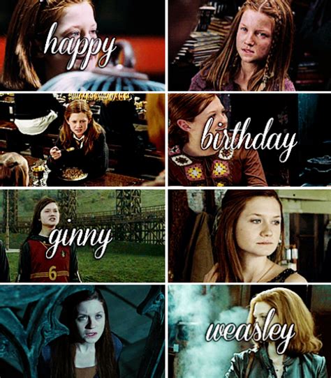 Belated Happy 34th Birthday Ginny Weasley Aug 11th 2015 Harry