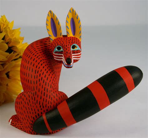I Wouldnt Mind Possessing This Hand Carved And Painted Wood Fox From