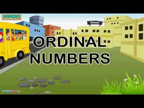 Ordinal Numbers Lessons Blendspace